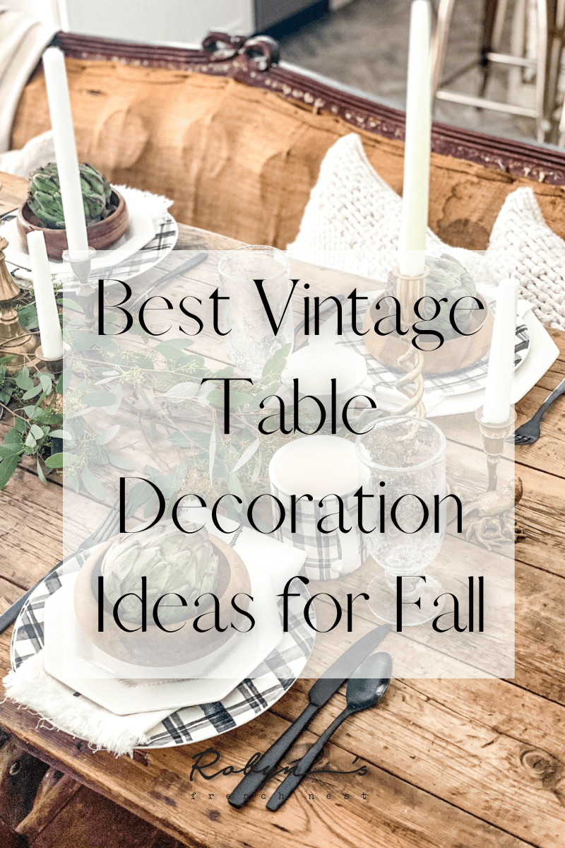 Best Vintage Table Decoration Ideas for Fall Centerpieces
