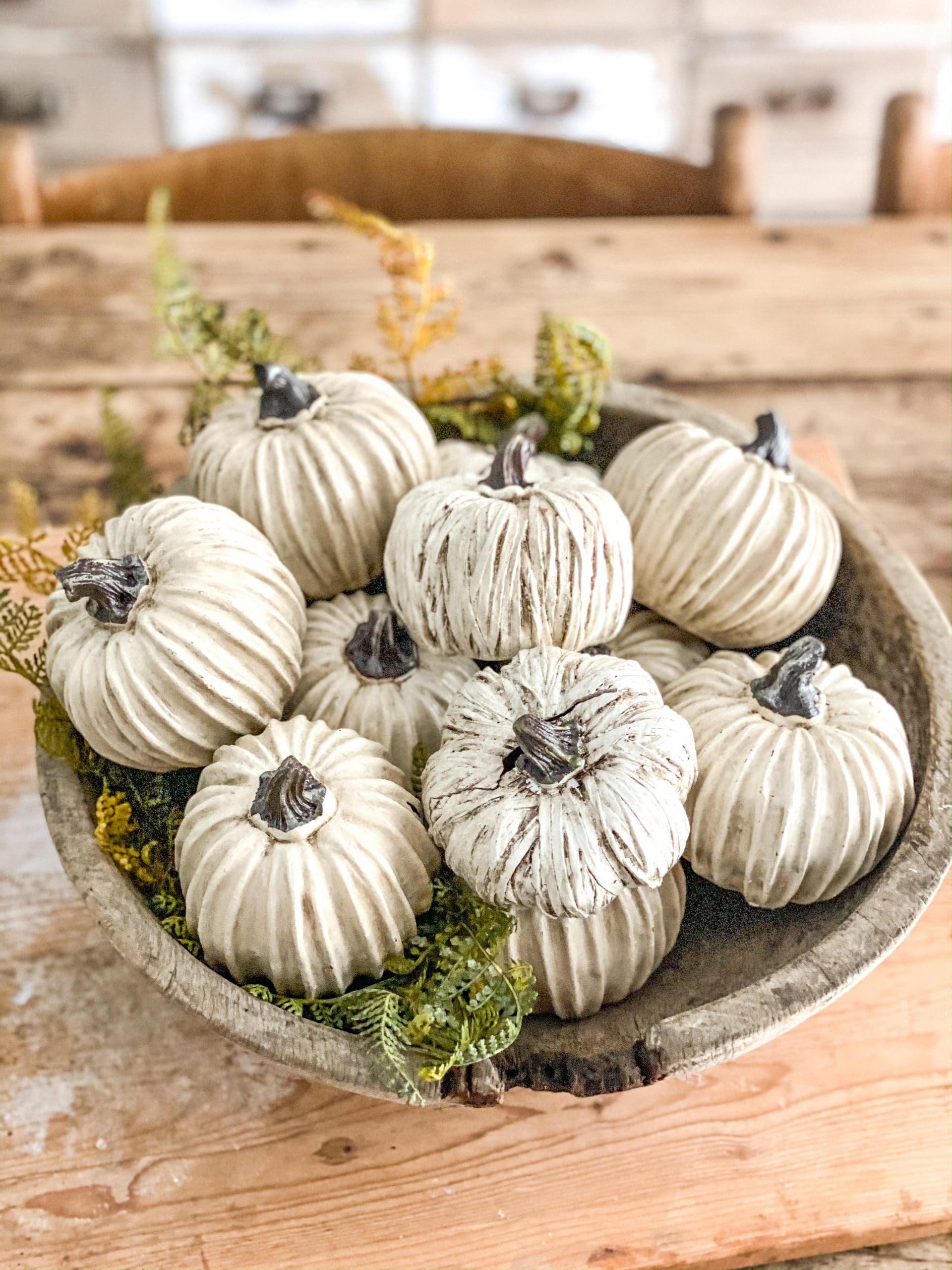 Decorating A Dough Bowl  Ways To Decorate For Fall