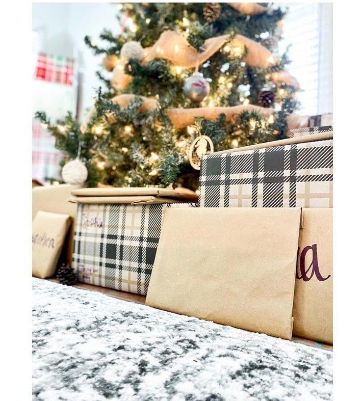 How to Make Christmas Gift Wrap Beautiful and Easy - Robyn's French Nest