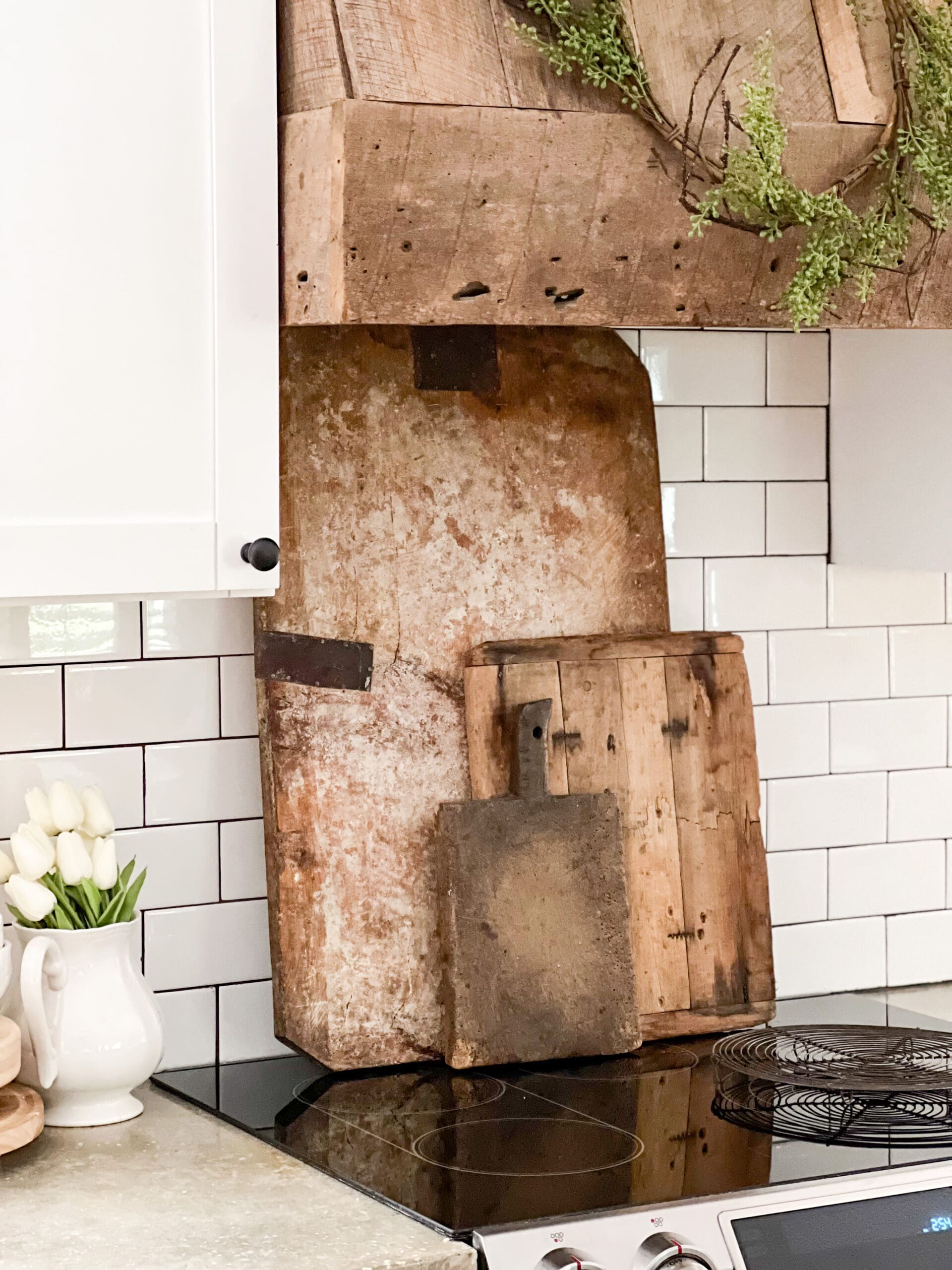 Vintage French Bread Boards and How to Decorate with Them