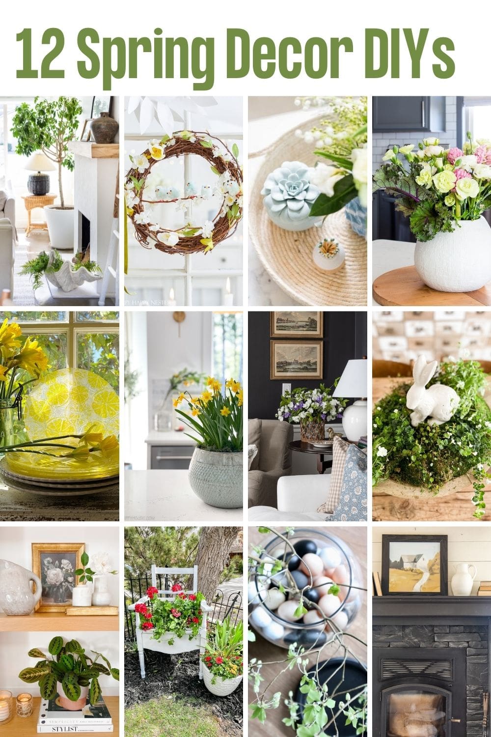 26 Beautiful Decorating Ideas To Celebrate Spring Using Dough Bowls