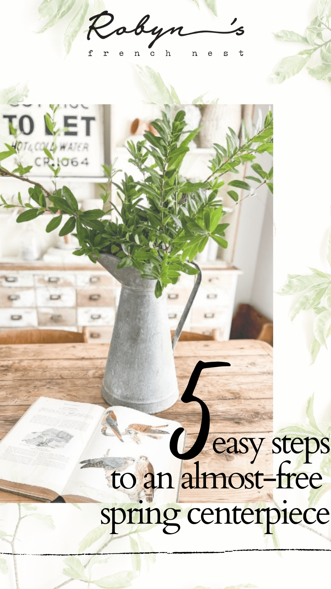 5 Easy Ways to an Almost-Free Spring Centerpiece