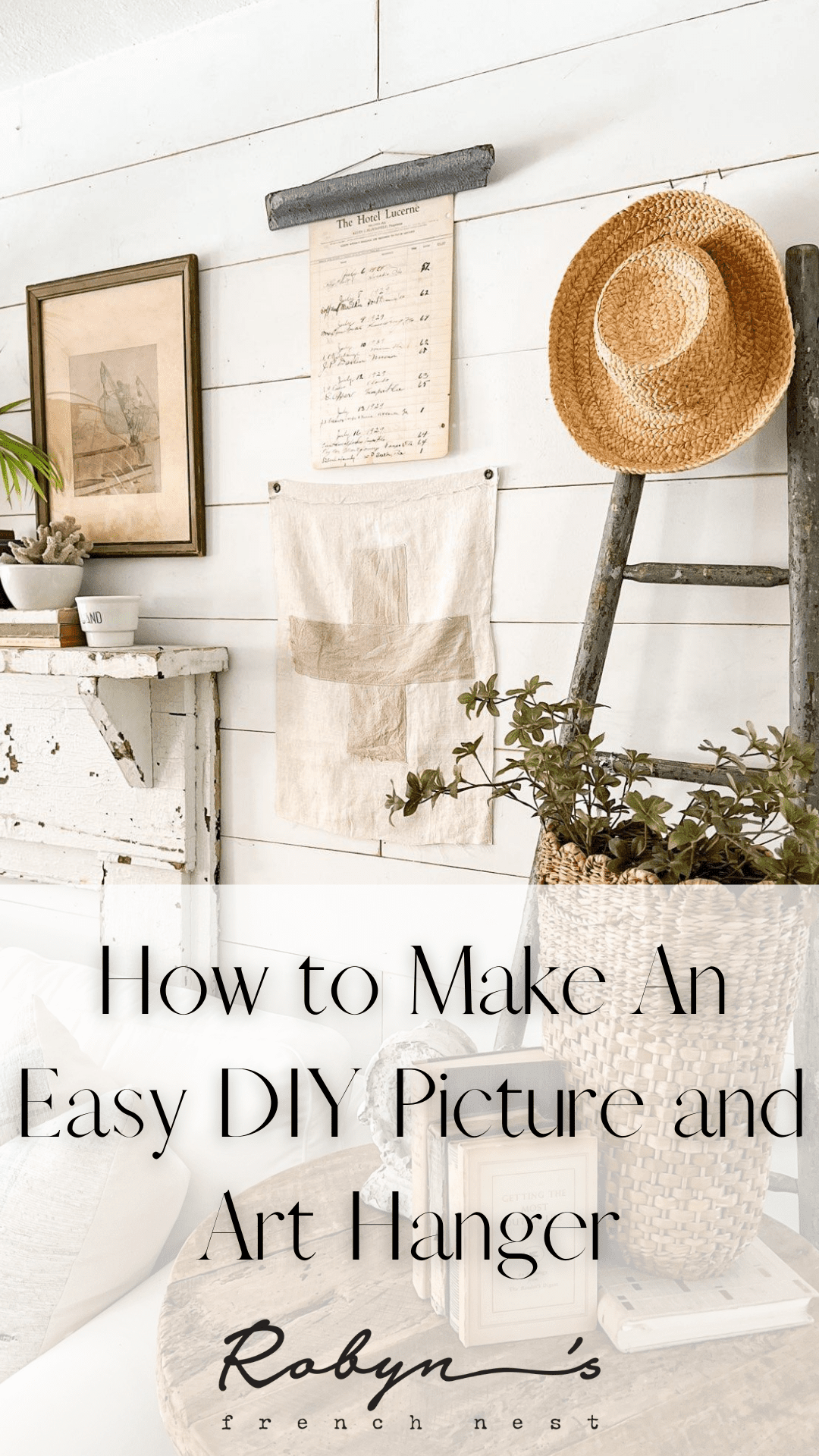 How to Make a Simple DIY Poster and Art Hanger