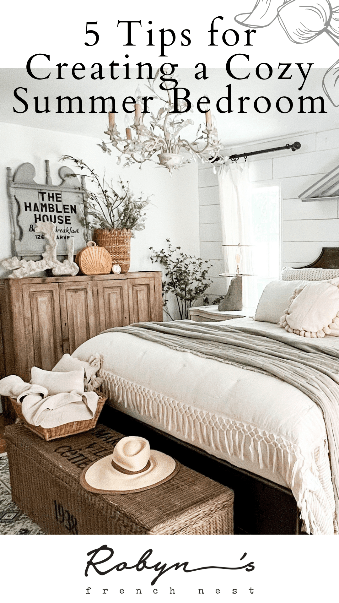 5 Things You Need for a Beautiful, Cozy Summer Bedroom