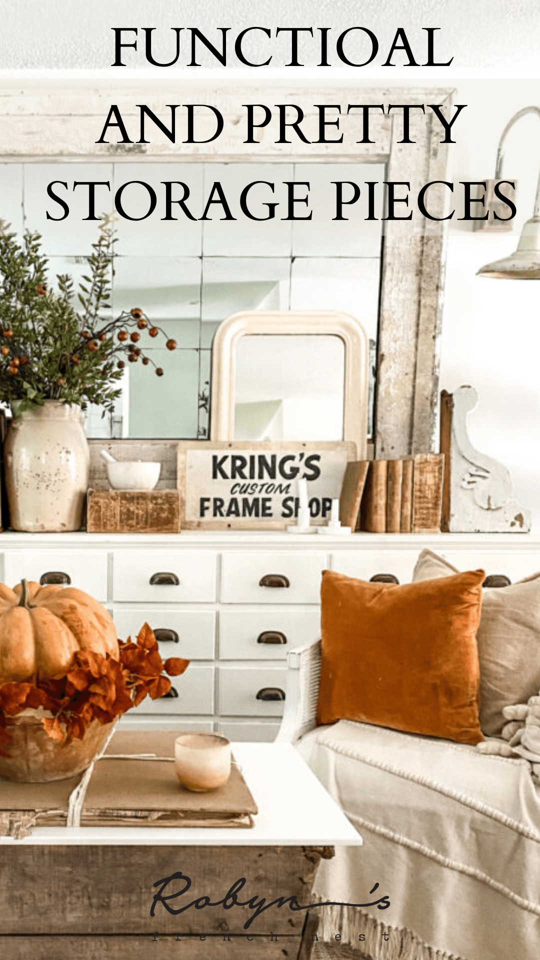 5 Easy Ideas for Pretty Storage and Organization in the Living Room
