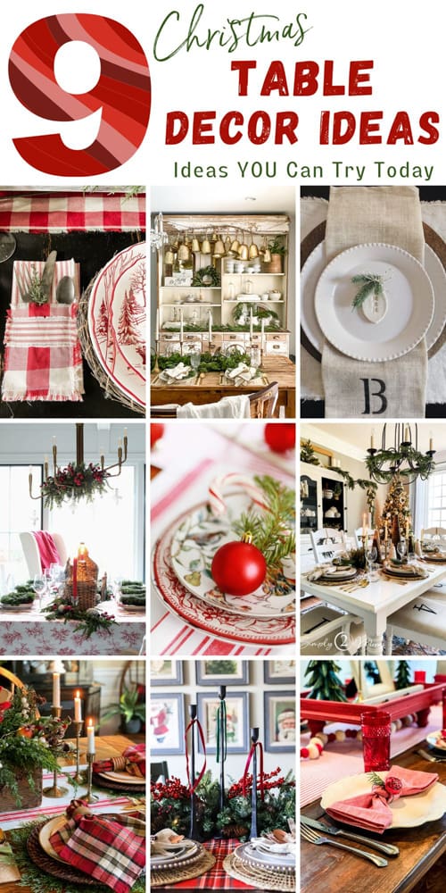 The Best Ideas for Creating a Simple Christmas Tablescape and Table Settings