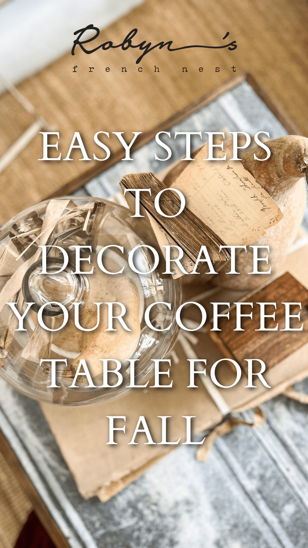 Simple Ideas for Decorating Fall Living Room Centerpieces