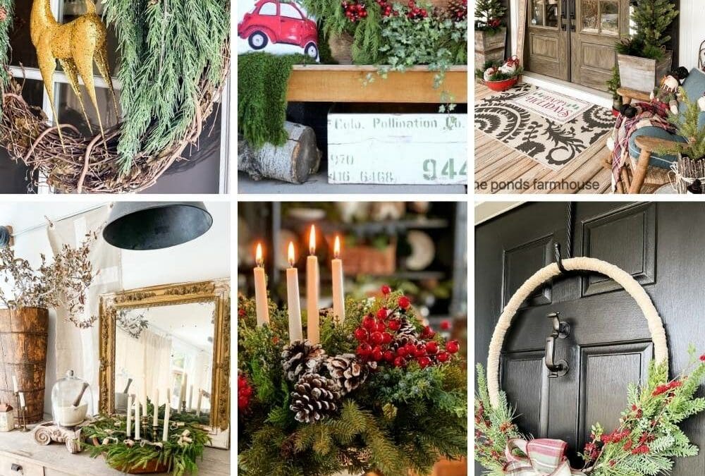9 Inexpensive Festive and Easy Christmas DIY Wreath Ideas