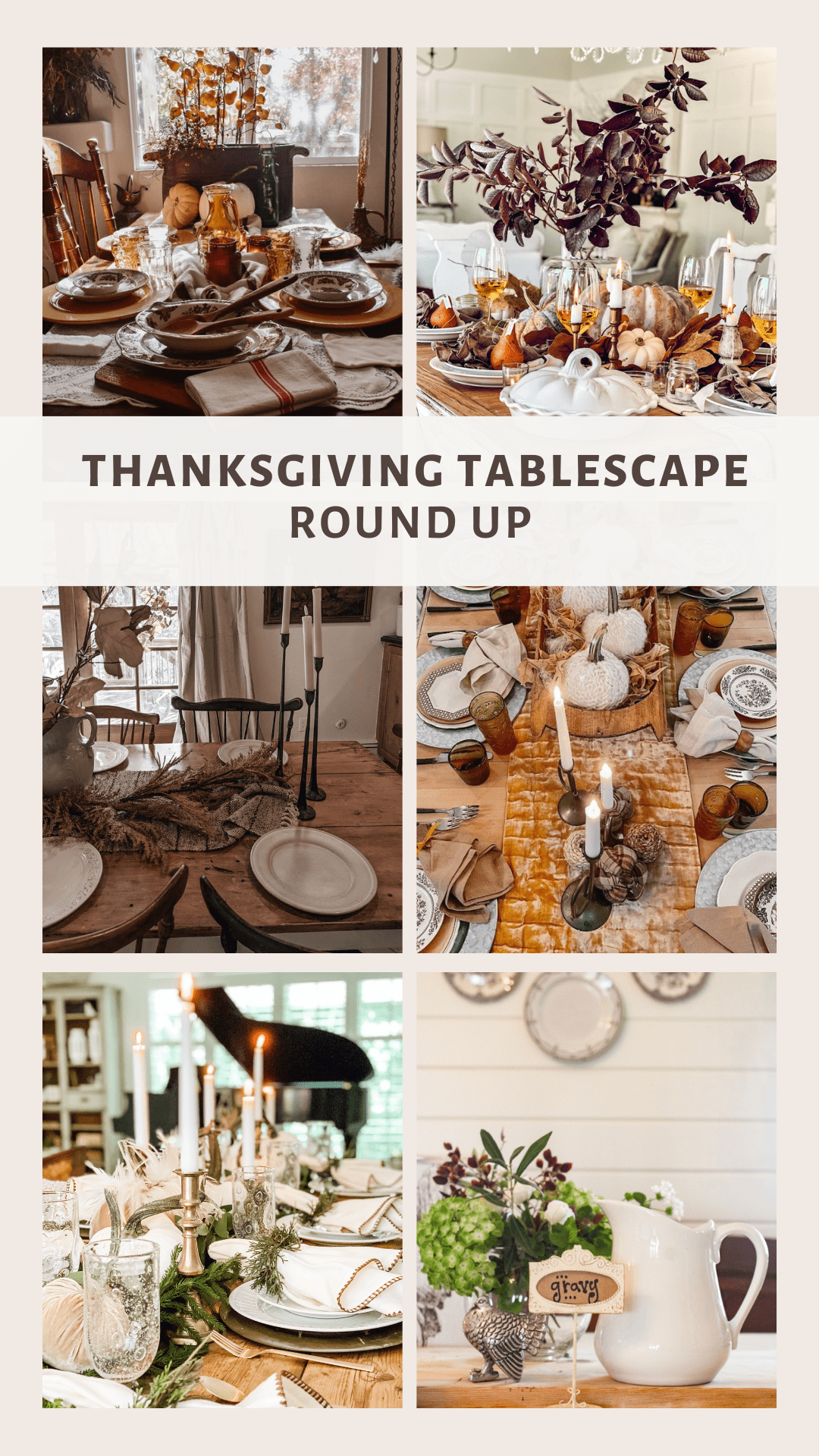 18 Beautiful Thanksgiving Table Decor Ideas for a Simple Holiday