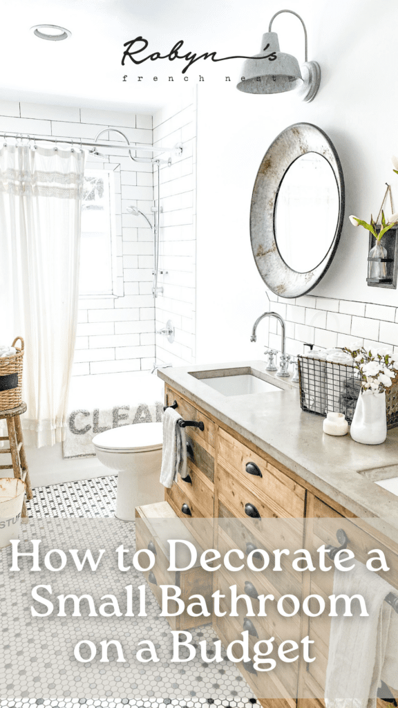 How to Organize a Small Bathroom - Intentional Living