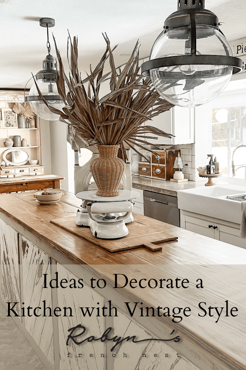 Ideas to Style an Antique Scale in Vintage Kitchen Decor