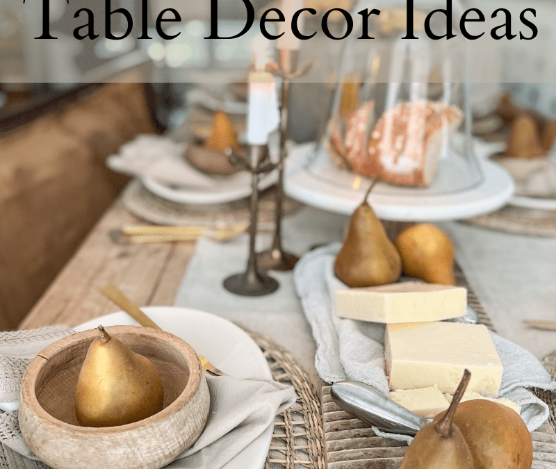 Easy Fall Kitchen Table Decor Ideas for a Cozy Room