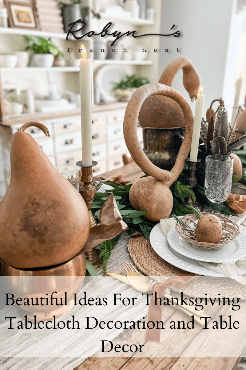 Beautiful Ideas for Thanksgiving Table Cloth Decoration and Table Decor