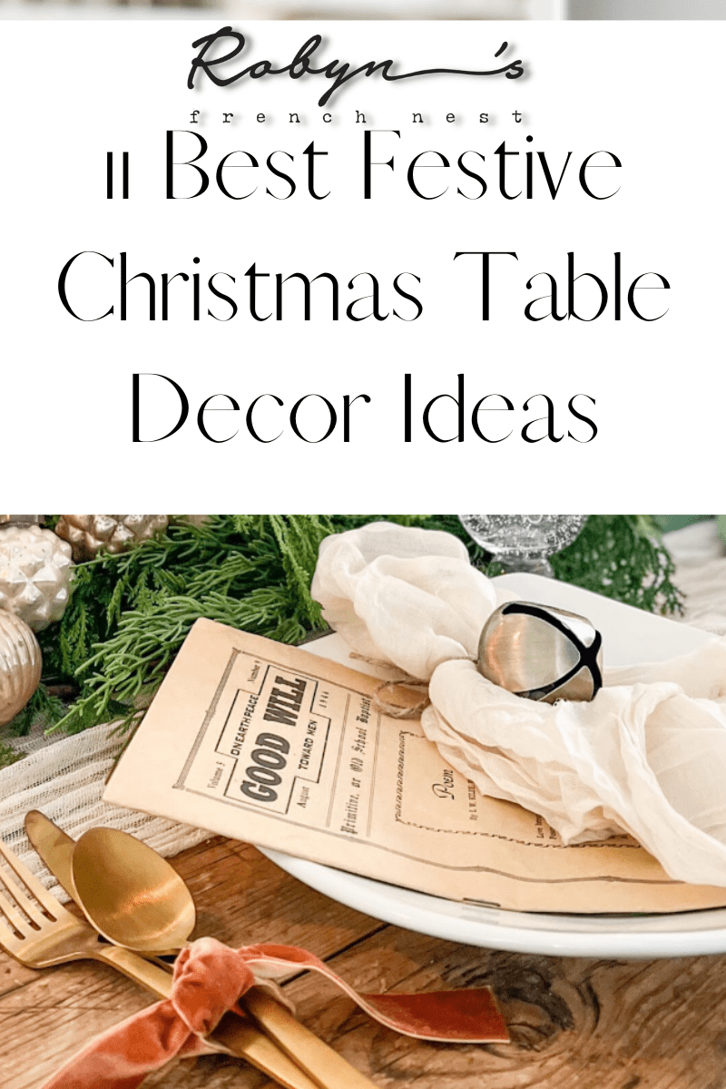11 Best Festive Christmas Table Decor Ideas