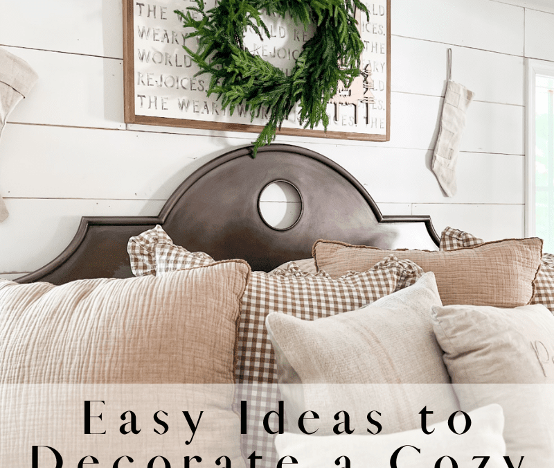 Easy Ideas to Decorate a Cozy Bedroom for Christmas