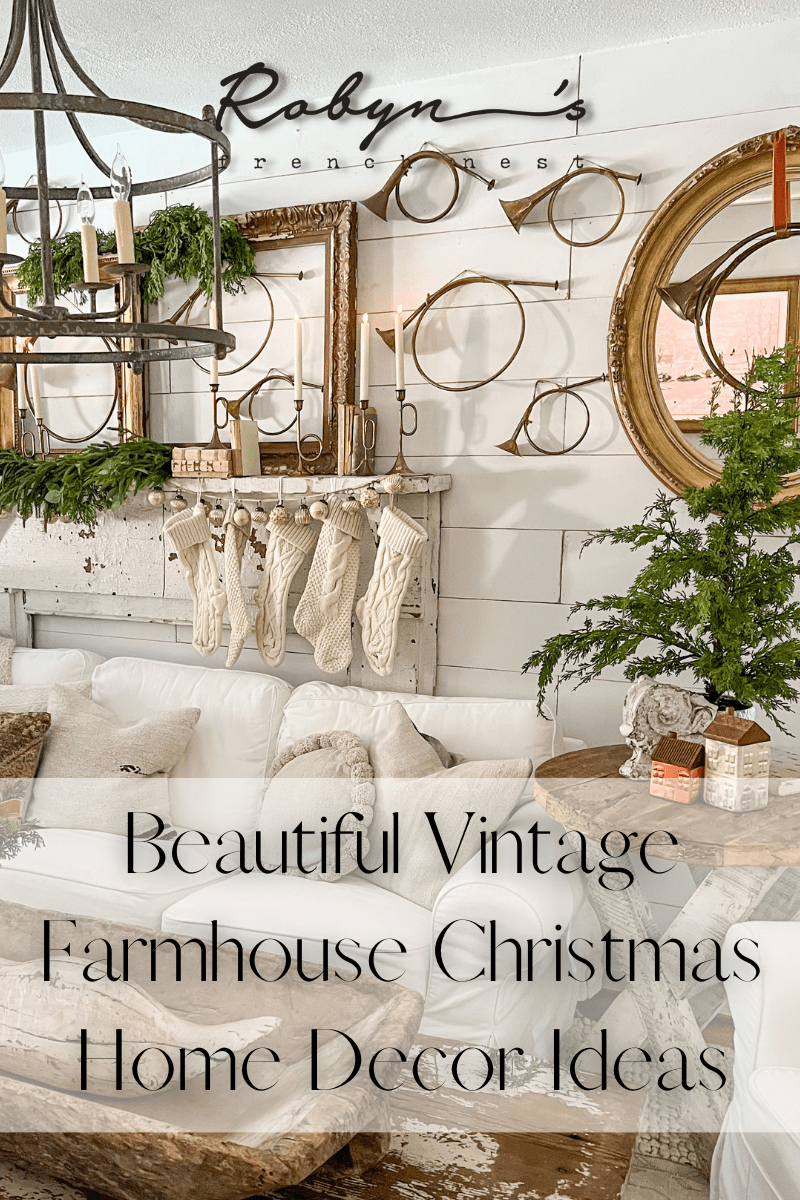Beautiful Vintage Farmhouse Christmas Home Decor Ideas
