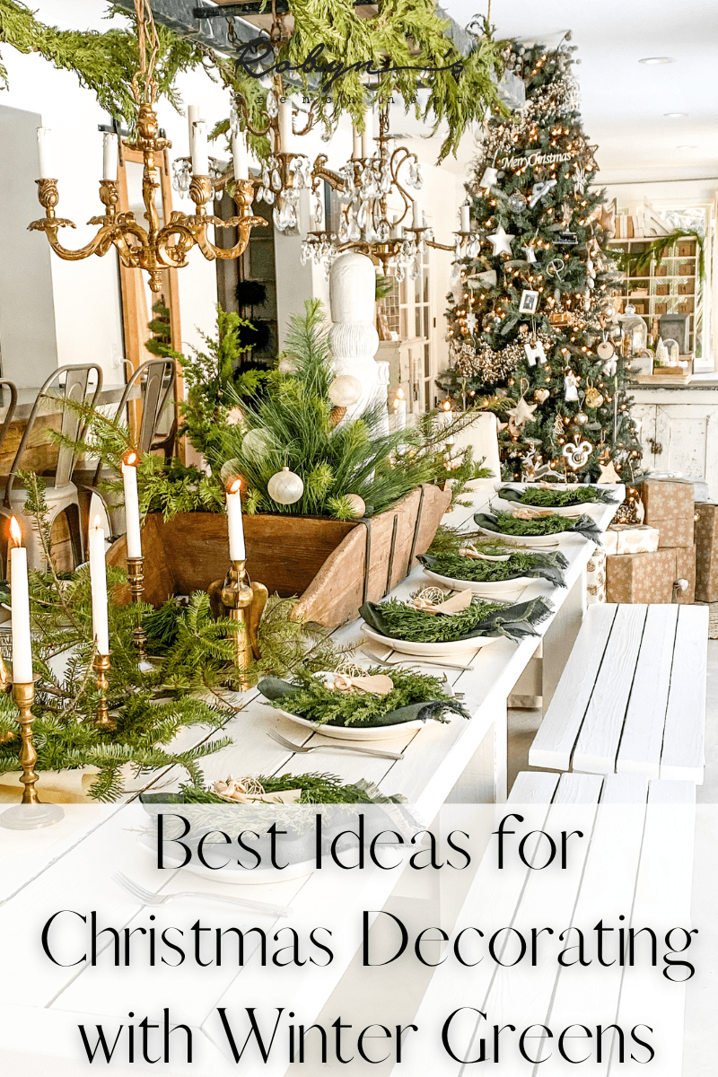 Best Ideas for Christmas Decorating with Winter Greenery