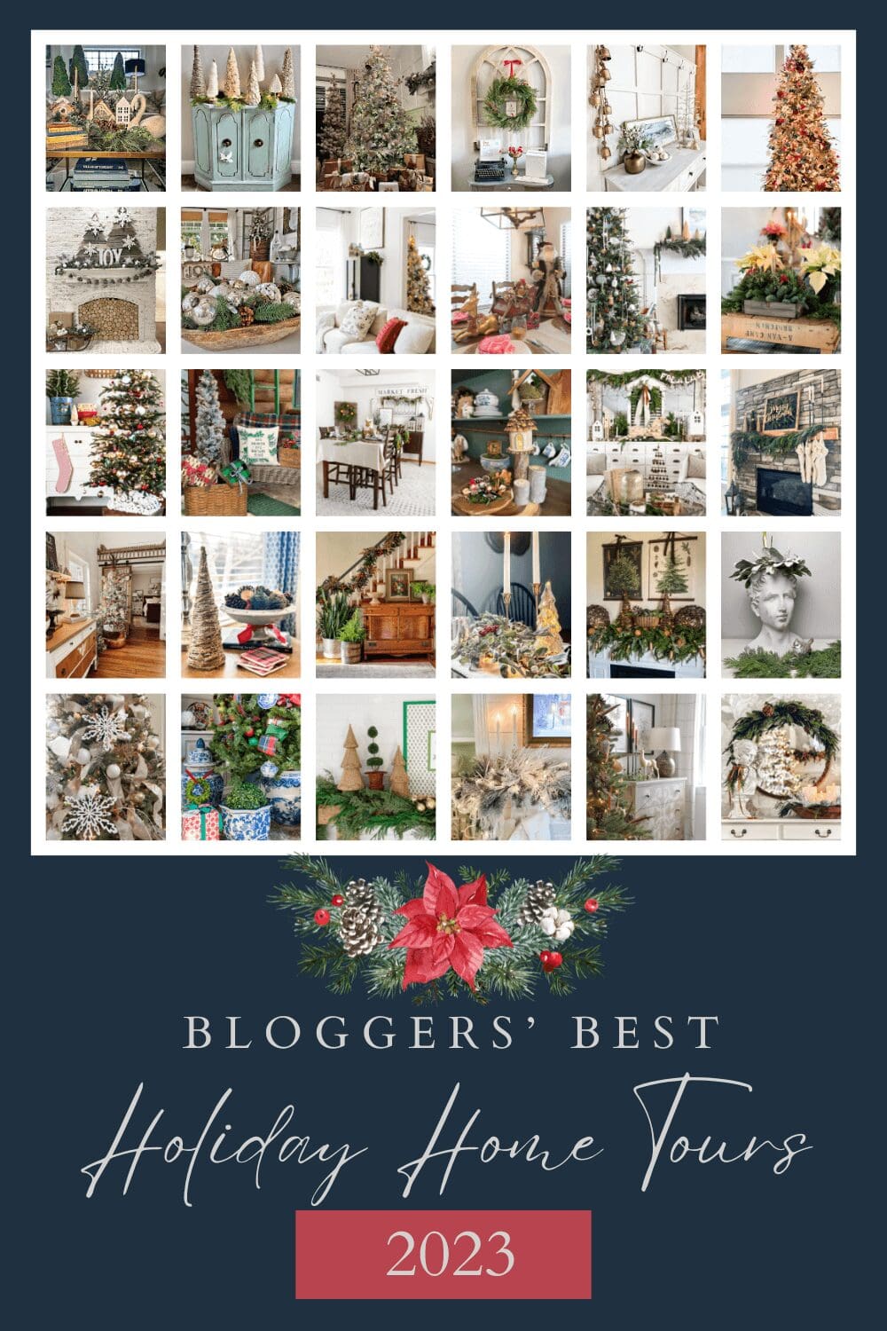 blog hop collage of different bloggers and their posts