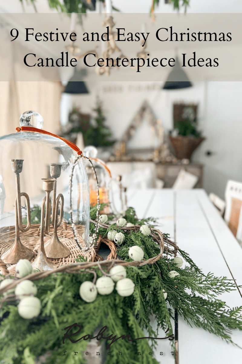 9 Festive and Easy Christmas Candle Centerpiece Ideas