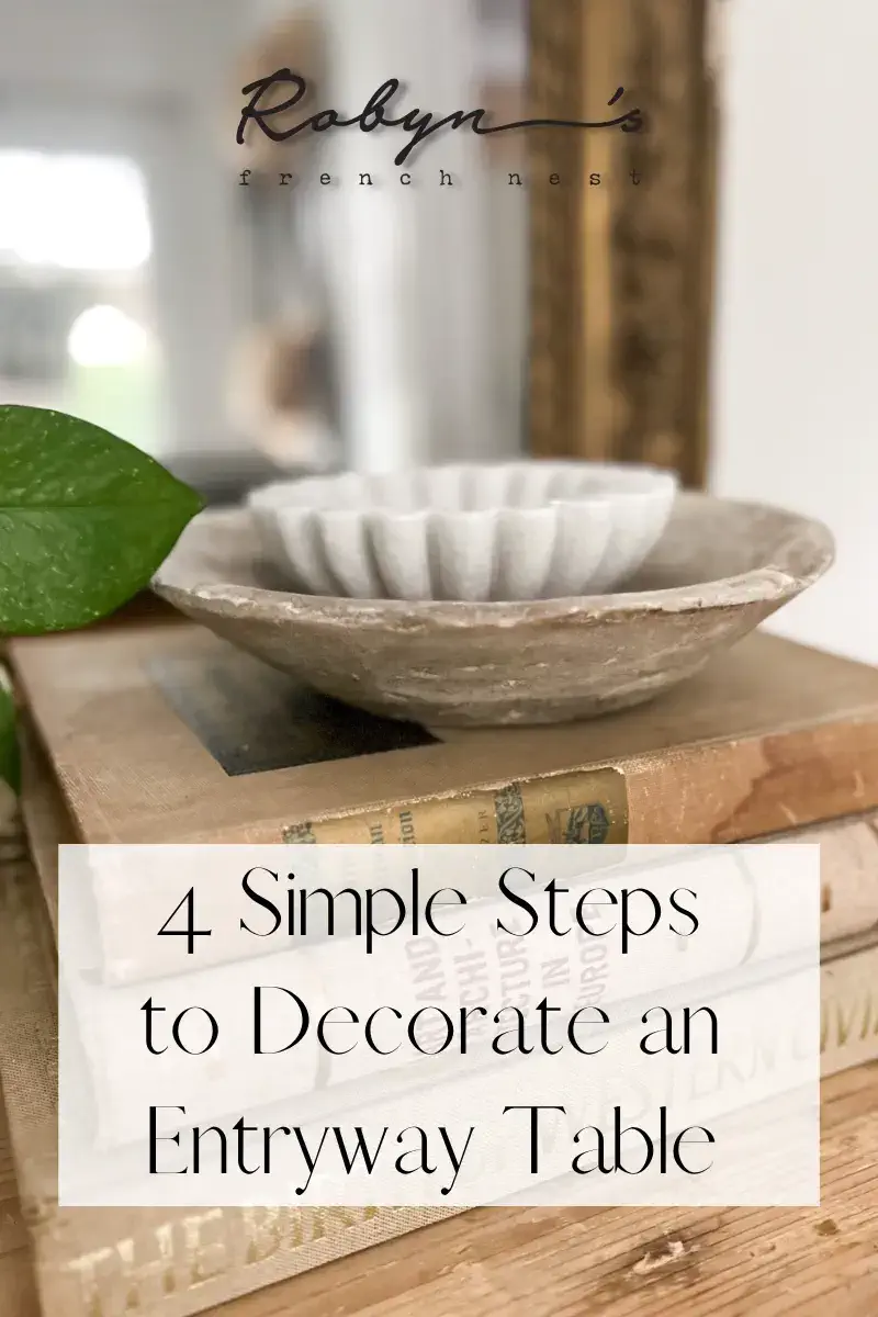 Easy Ideas to Decorate an Entryway Console Table: 4 Simple Steps