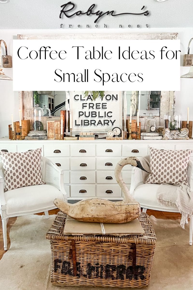 Coffee Table Ideas for Small Spaces + How to Decorate