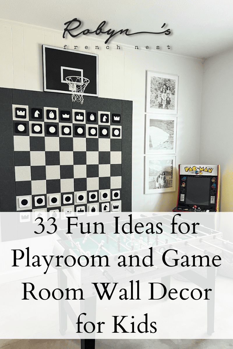 33 Easy and Fun Ideas for DIY Playroom Wall Decor for Kids