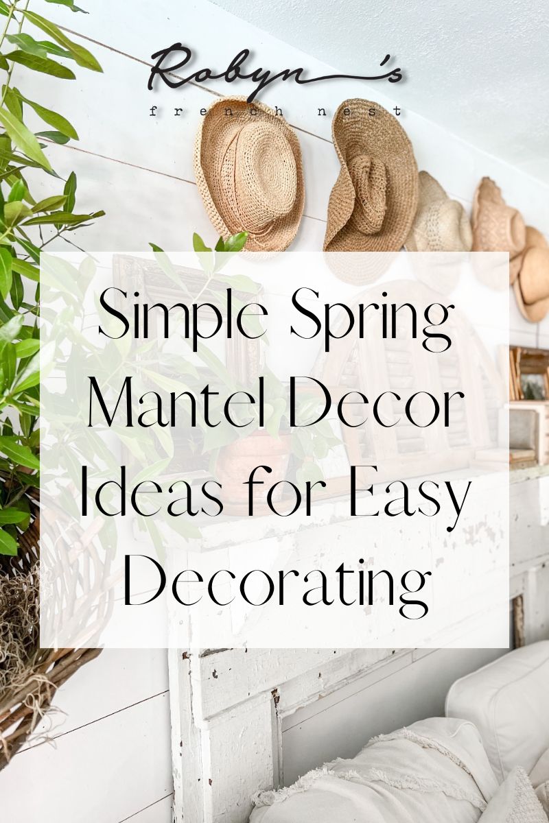 Simple Spring Mantel Decor Ideas for Easy Decorating